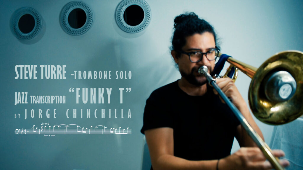 funky t steve turre trombone jazz solo transcription