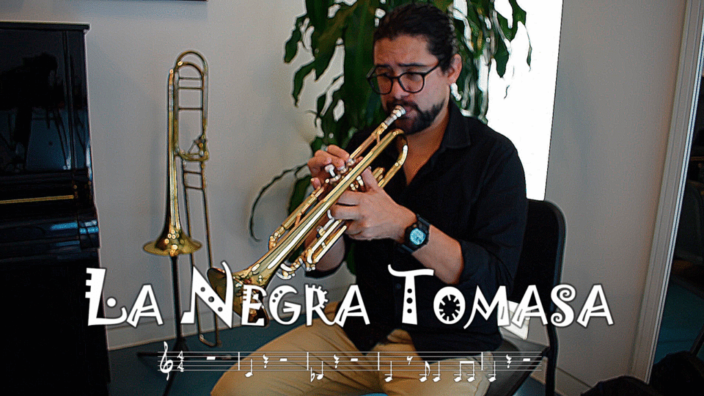La Negra Tomasa, trumpet transcription