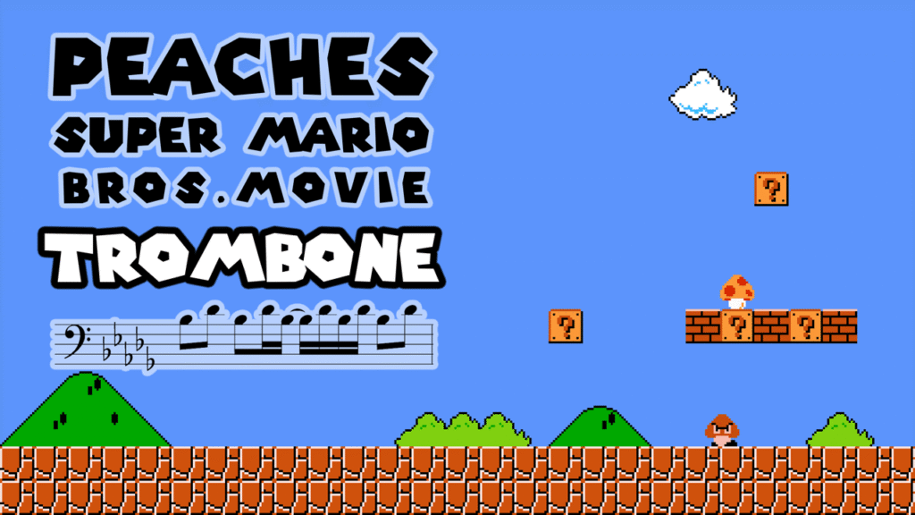 peaches mario bros trombone cover