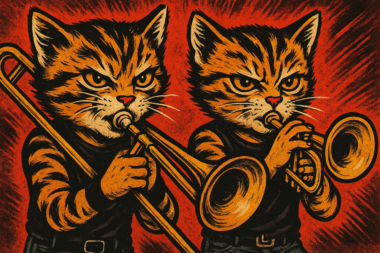 Eye of the tiger brass